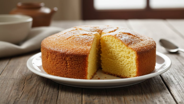 Bolo de Fubá Fofinho Tradicional — Receita Simples da Vovó