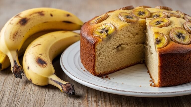 Como Fazer Bolo de Banana que Conforta e Fica Muito Fofinho