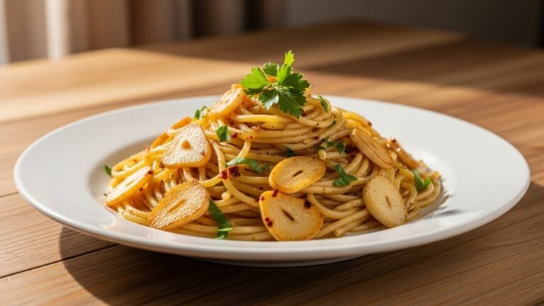 Macarrão Alho e Óleo Simples — Receita Rápida e Clássica